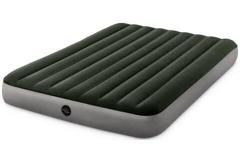 Матрас надувной 152x203x25см в комплекте  со встроенным ножным насосом INTEX.(в коробке) Арт. 64763