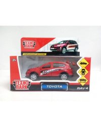ТМ Технопарк. Машина металл "TOYOTA RAV4 СПОРТ", длина 12 см, откр дв, багаж, инерц. в кор.2*36