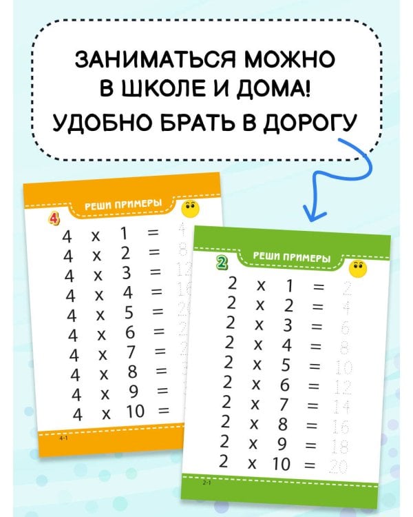 Таблица умножения. Учим легко и быстро!