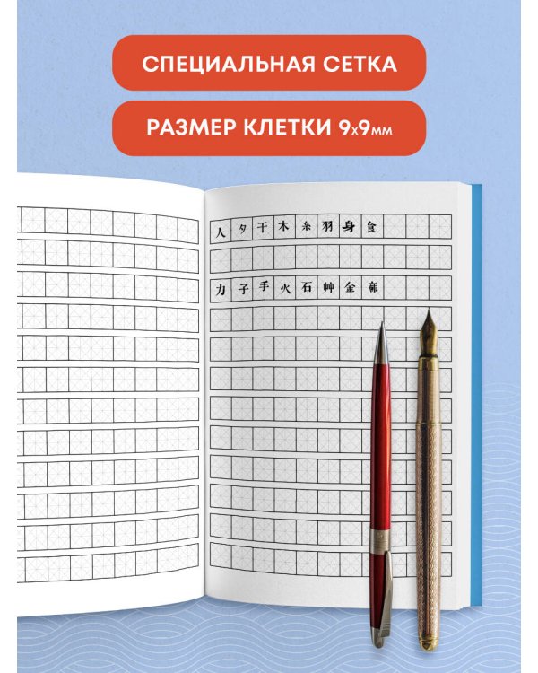 Тетрадь для иероглифов (Обезьяны в горячем источнике)