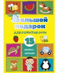 Большой подарок для развития речи. 15 книжек-кубиков!