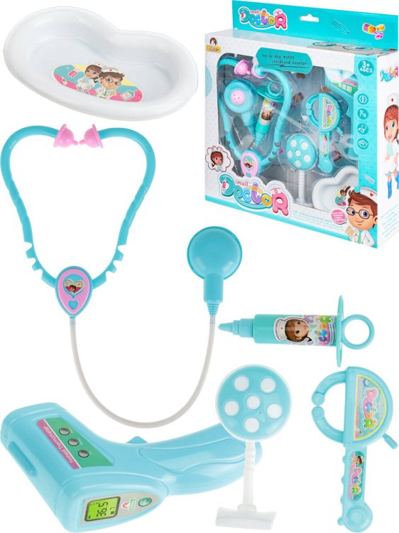 Игровой набор доктора "Скорая помощь" (26х5,8х27,5см)(6 предм.,в коробке) ( Арт. 2173502)