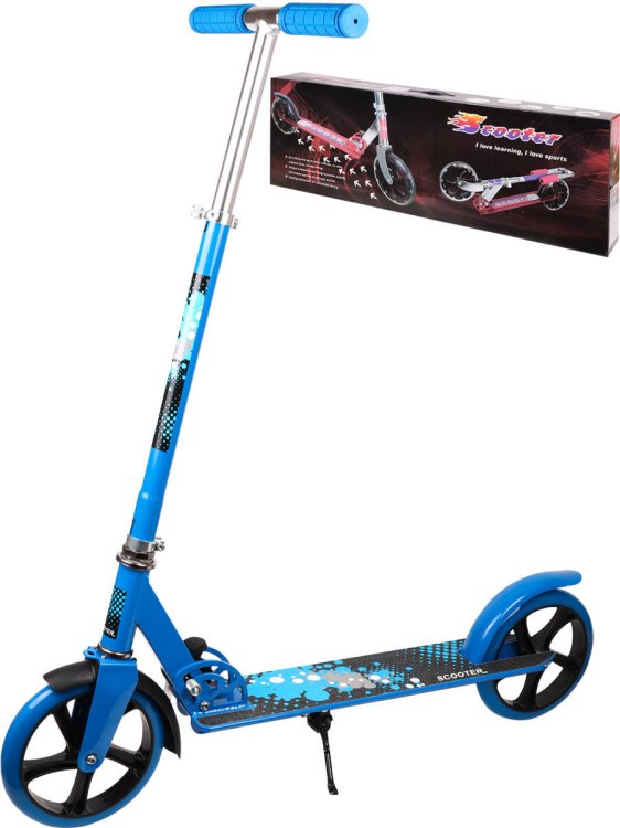 Самокат двухколесный (колеса 20 см, 85*34.5*102,5 см, максимальная загрузка 100 кг )(Арт. WX-S107-H)