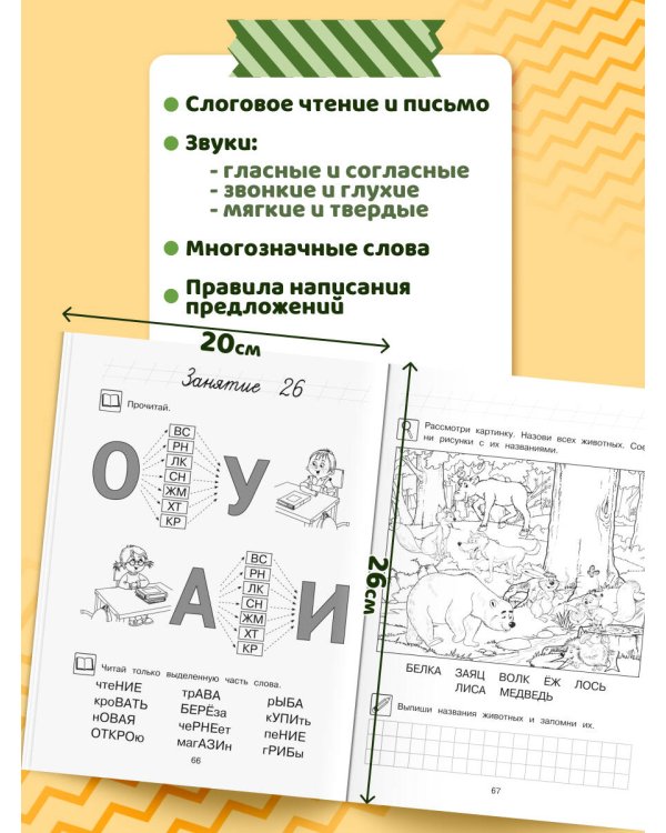 Хочу читать: для детей 5-6 лет (ч/б)