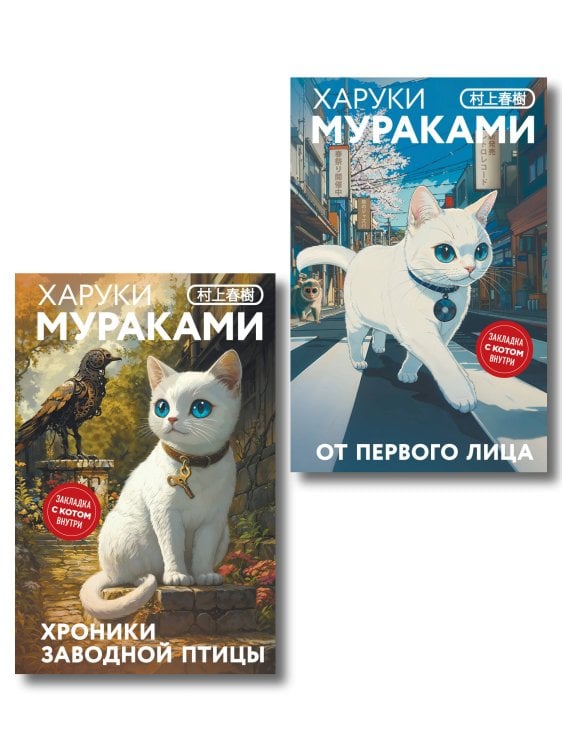 Маскот. Путешествие в Азию с белым котом Набор из 2-х книг: «Японская мистика Харуки Мураками» ("Хроники Заводной птицы", "От первого лица")