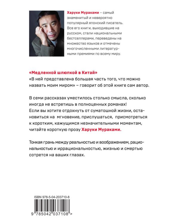 Набор учитель и его ученик (из 2 книг: Мураками "Медленной шлюпкой в Китай" и Бротиган "Лужайкина месть")