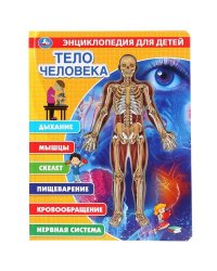 "Умка". Тело человека. Энциклопедия (карт. книга со вставками из прозр. пленки) 230х300мм в кор.20шт