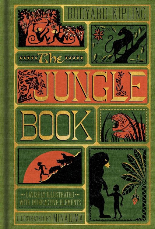 The Jungle Book MinaLima (Rudyard Kipling) Книга джунглей издание Миналима (Редьярд Киплинг) /Книги на английском языке