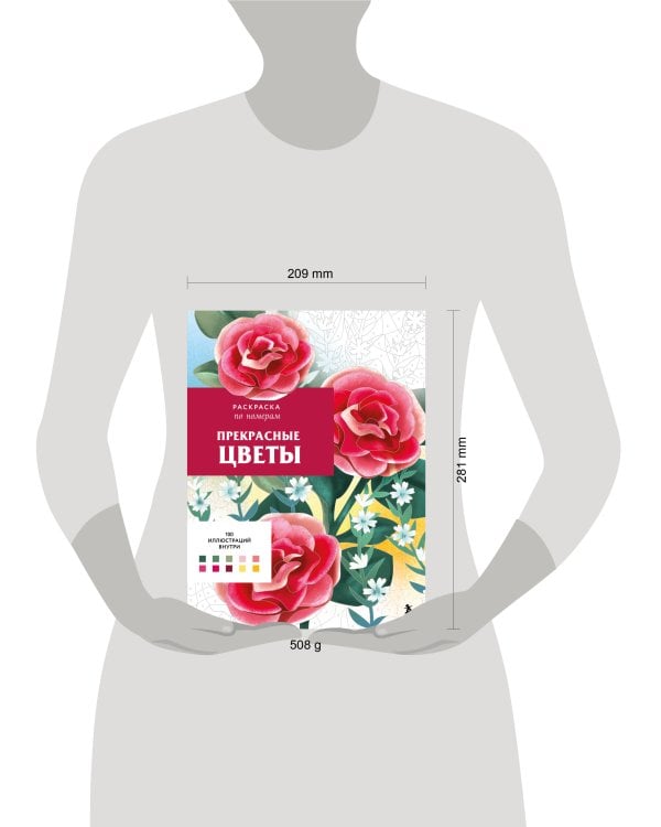 Прекрасные цветы. Раскраска по номерам