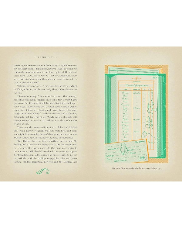 Дополнительное изображение книги «Peter Pan MinaLima (James Barrie) Питер Пэн издание Миналима (Джеймс Барри) /Книги на английском языке»