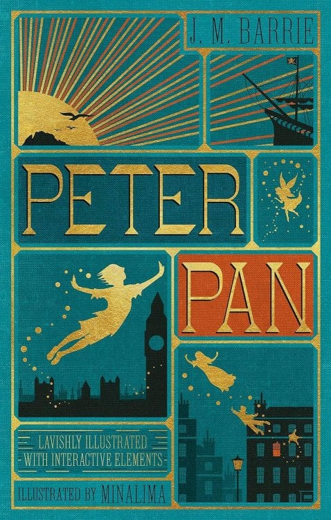 Обложка книги «Peter Pan MinaLima (James Barrie) Питер Пэн издание Миналима (Джеймс Барри) /Книги на английском языке», ISBN 9780062362223