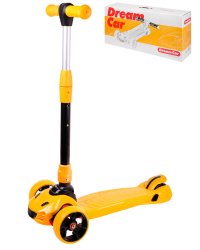 Самокат 3-х колесный со светом 55*26*58-75 cm (Арт. WX-MINI-810)