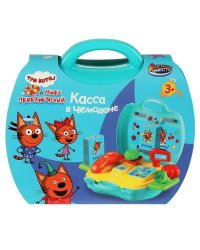 Касса Три Кота пл.чемодан 25*23*10см ИГРАЕМ ВМЕСТЕ в кор.2*24шт
