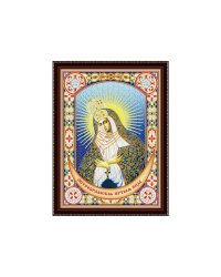 Алмазная мозаика 30х40 см с подрамником c частичным заполн. (блест) Икона №29 (Арт. BH29)