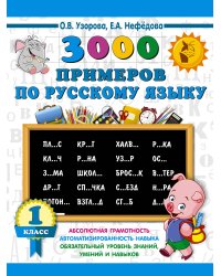 3000 примеров по русскому языку. 1 класс