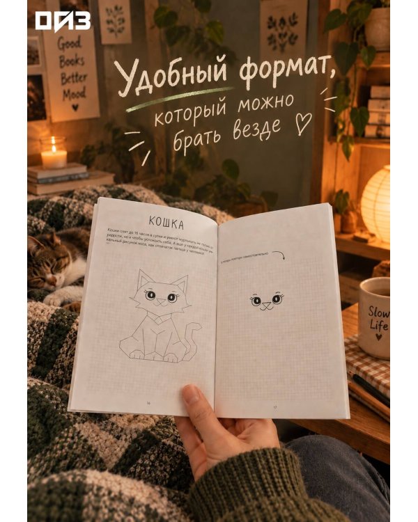 Дополнительное изображение книги «Рисуем по клеткам. Животные»