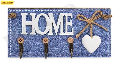 Ключница настенная Дом, уютный дом (3 крючка) УД-5064