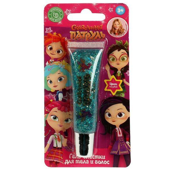 БЛЕСТКИ ДЛЯ ТЕЛА И ВОЛОС (Умка) Косметика ДЛЯ ДЕВОЧЕК СКАЗОЧНЫЙ ПАТРУЛЬ гель-блестки для тела и волос 13мл МИЛАЯ ЛЕДИ в кор.4*24шт