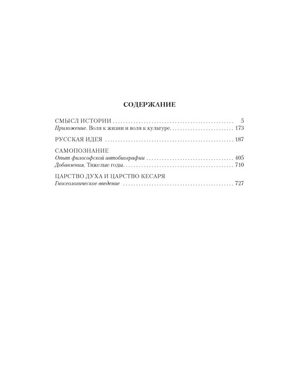 Смысл истории. Русская идея. Самопознание