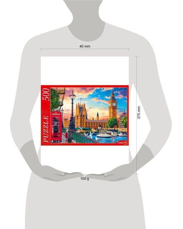 ПАЗЛЫ 500 элементов. Ф500-2180 ЛОНДОН ВЕСТМИНСТЕРСКИЙ ДВОРЕЦ