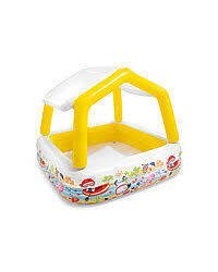 Бассейн надувной 158х158х122 см. С навесом от солнца INTEX. Новинка. Арт. 57470NP