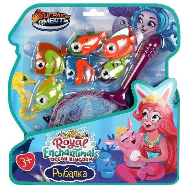 РЫБАЛКИ (Умка) Игра рыбалка ЭНЧАНТИМАЛС крючки, блист.25*25*5см ИГРАЕМ ВМЕСТЕ в кор.2*48шт