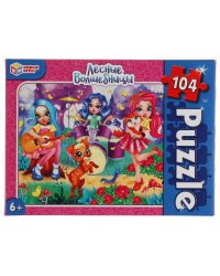 Лесные волшебницы. Пазлы классические в кор. Пазл 104 детали. Умные игры в кор.24шт