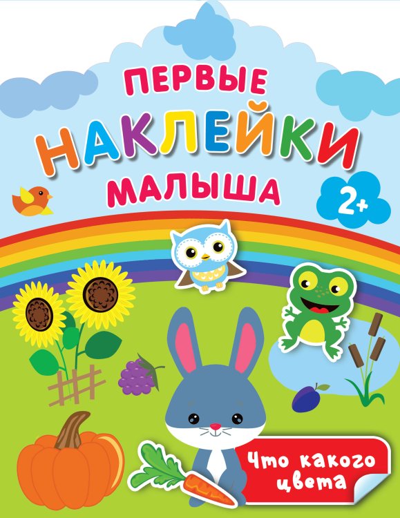 Первые наклейки малыша Что какого цвета