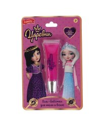 Косметика ДЛЯ ДЕВОЧЕК Царевны гель-блестки для волос и тела 13мл розов блис МИЛАЯ ЛЕДИ в кор.4*24шт