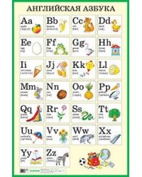Английская азбука. Наглядное пособие