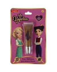 Косметика ДЛЯ ДЕВОЧЕК Царевны гель-блестки для волос и тела  13мл золото бл МИЛАЯ ЛЕДИ в кор.4*24шт