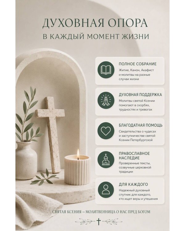 Дополнительное изображение книги «Блаженная Ксения Петербургская. Молитвенник»