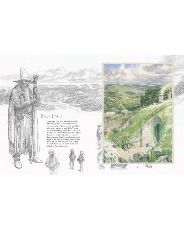 Дополнительное изображение книги «The Hobbit Sketchbook (Alan Lee) Хоббит скетчбук (Алан Ли) /Книги на английском языке»