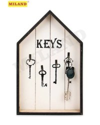 Ключница настенная Ключи от счастья  (4 крючка) УД-5075
