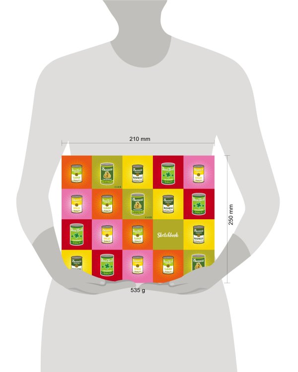 Скетчбук. Энди Уорхол (твердый переплет, 96 стр., 240х200 мм)