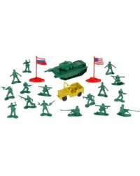Набор солдатиков военные ТМ "ИГРАЕМ ВМЕСТЕ" в кор.2*72шт