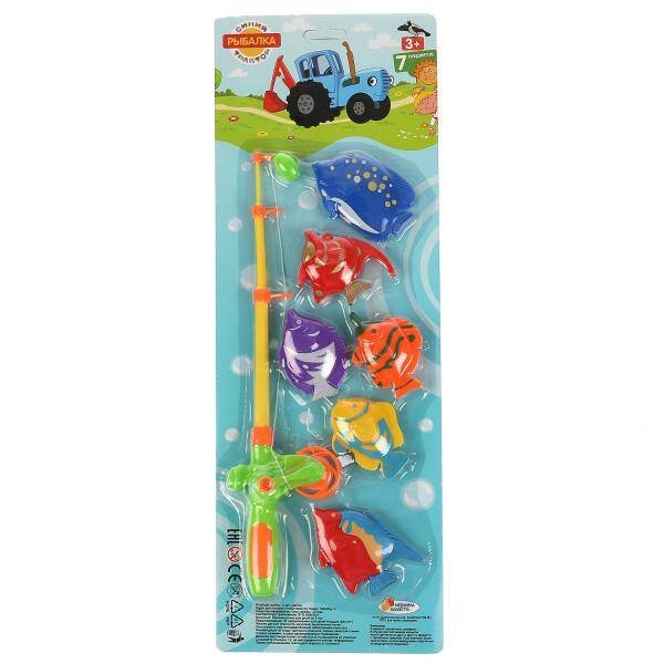 Вне серии (Умка) Рыбалка "Синий трактор" магн. в ассорт. на карт. ТМ "ИГРАЕМ ВМЕСТЕ" в кор.2*48шт