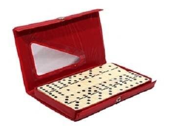 Домино (пластиковые фишки) в мягкой коробке 17x10 см (Арт. P00065)