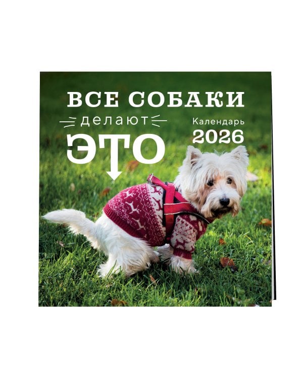 Все собаки делают это. Календарь настенный на 2026 год (300х300)