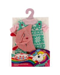 Одежда для кукол 30-35 см, на плечиках в пакете КАРАПУЗ в кор.96шт