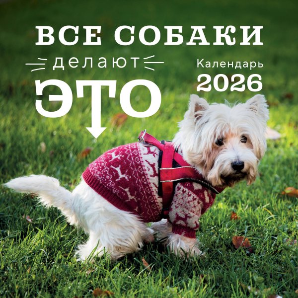 Все собаки делают это. Календарь настенный на 2026 год (300х300)