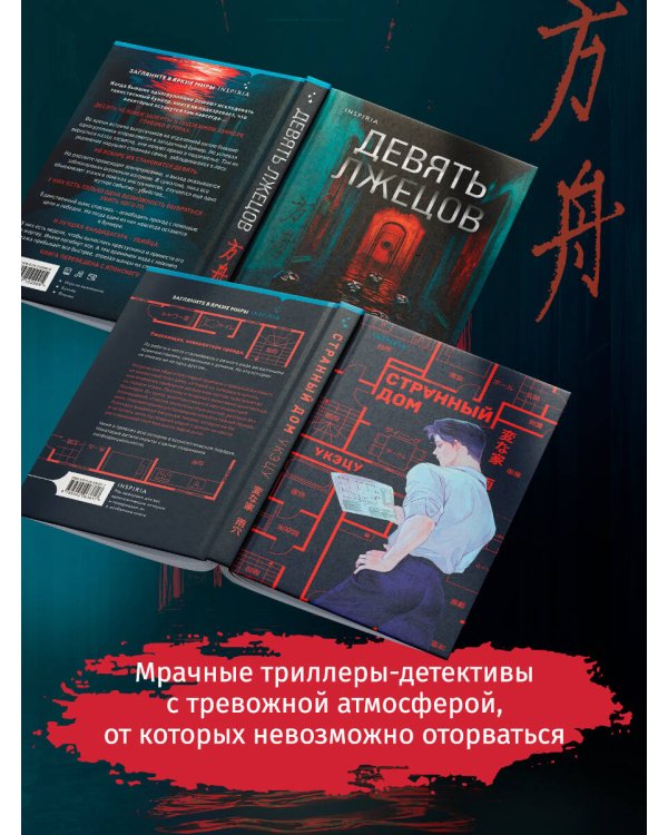 Комплект из 2-х кнги (Девять лжецов. Странный дом)