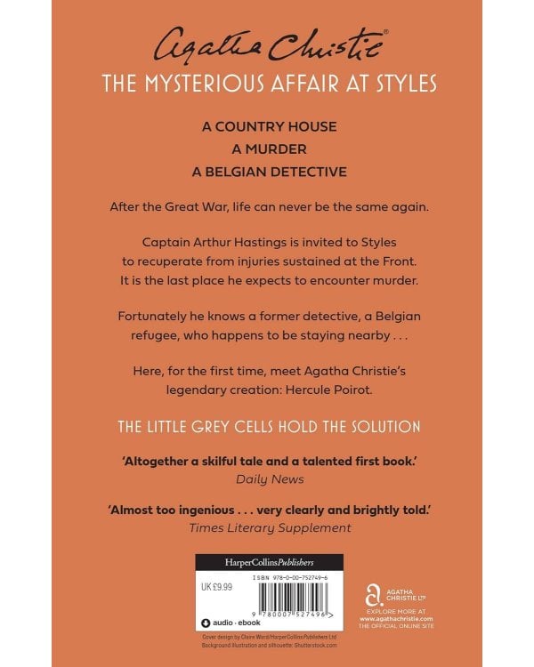 Дополнительное изображение книги «Mysterious Affair at Styles (Agatha Christie) Загадочное происшествие в Стайлзе (Агата Кристи) /Книги на английском языке»