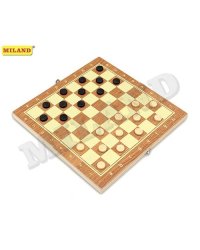 Шашки деревянные (поле 29 см) фигуры из дерева P00043 М