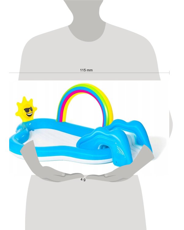 Надувной игровой центр "Rainbow n 'Shine" 257см x 145см x 91см Bestway (Арт. 53092)