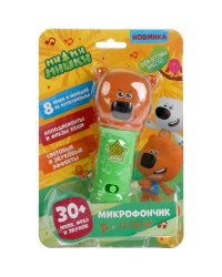 Микрофончик Ми-ми-мишки 30 песен,фраз,звуков.свет.блист.бат. Умка в кор.120шт