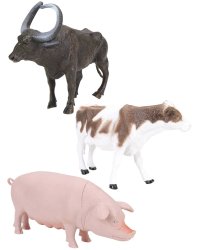 Набор животных "Моя ферма 2" (3 шт) в пакете микс (арт. 1939595)