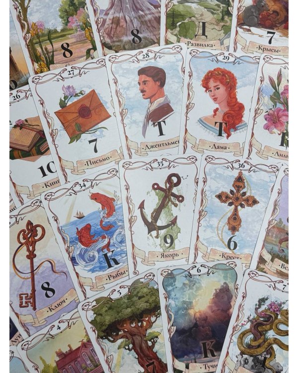 Таро Ленорман. Будущее в ваших руках! 36 карты и руководство для гадания и предсказания судьбы