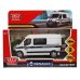 Машина металл RENAULT master ПОЛИЦИЯ длина 14 см, двери, инерц, белый, кор. Технопарк в кор.2*32шт