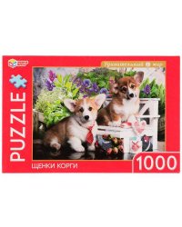 Щенки корги. Пазлы классические в коробке 1000 деталей. Умные игры в кор.10шт